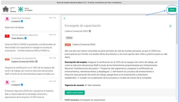 Imagen del proyecto Bolsa de Empleo Monterrey